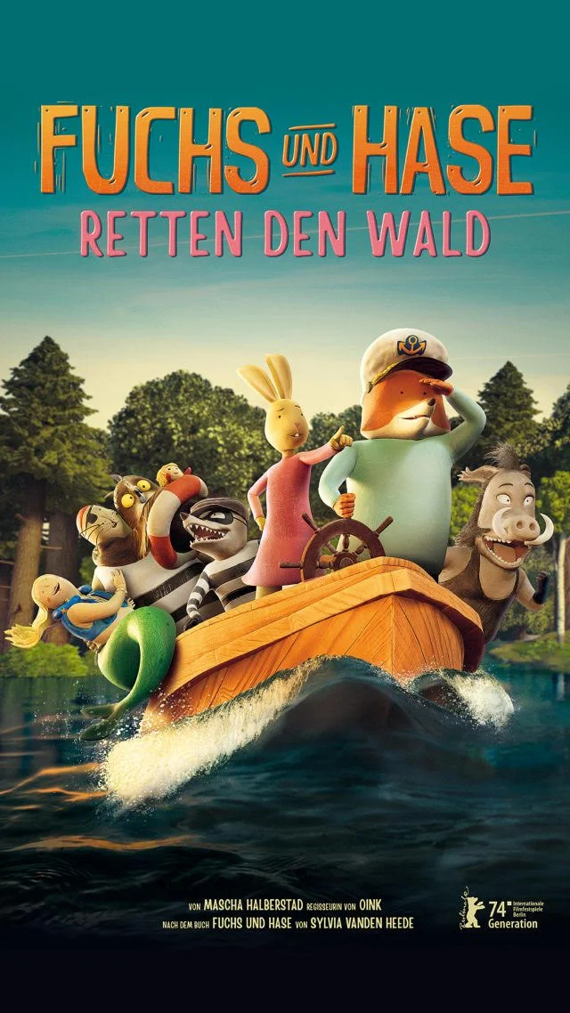 Filmplakat: Fuchs und Hase retten den Wald