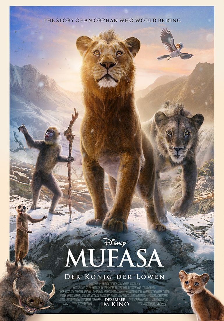 Filmplakat: Mufasa: Der König der Löwen